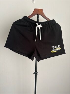 Skinnydip London black athletic shorts women’s XS